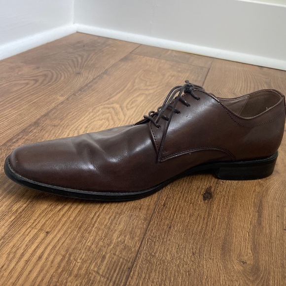Brown Italian leather Oxford shoes - banana republic - Picture 1 of 5